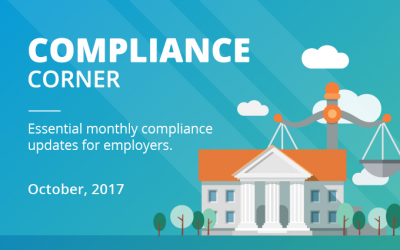 Compliance Corner: October, 2017