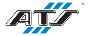 ATS logo in black text