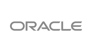 The image shows the word "Oracle" in bold grey capital letters on a transparent background.