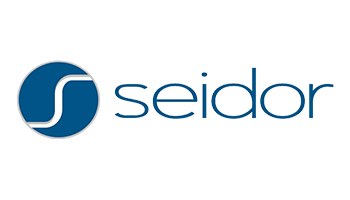 Seidor logo featuring a stylized "S" inside a blue circle followed by the company name in blue text.