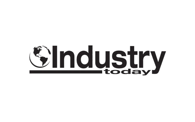 Logo of "Industry Today" with a globe graphic next to the text.