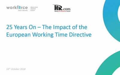 25 years on – the Impact of the European Working Time Directive