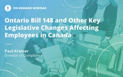 Ontario Bill 148 and Other Key Legislative Changes Affecting Employees in Canada